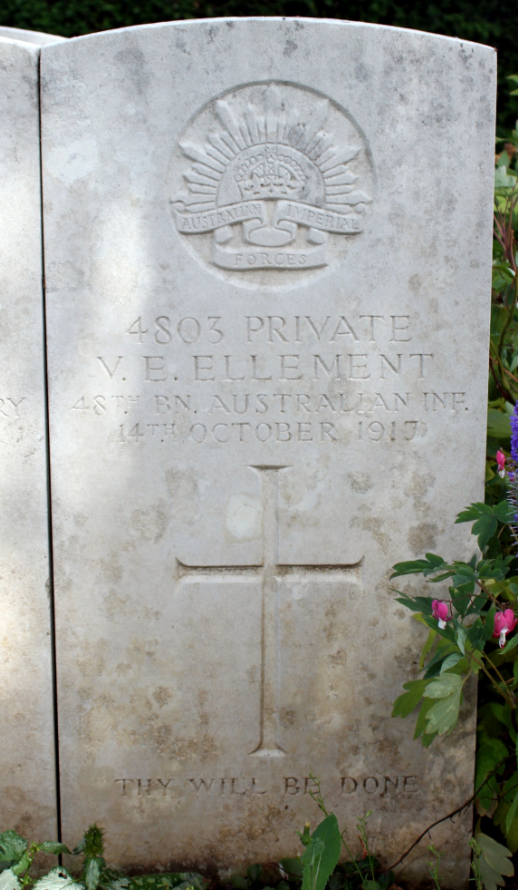 victor ellement headstone bois guillaume communal cemetery rouen france